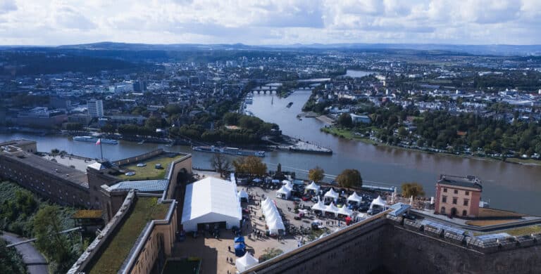 Messe Rheinzeit auf der Festung Ehrenbreitstein in Koblenz